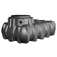 Complete kit GRAF PLATINE ULTRA-FLAT 3000L tank to be buried for the garden - Submersible pump - Vehicle, : Platine 3000 L