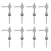 8 tire-fonds bac acier pour 2 capteurs (Ref 390211)