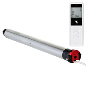 Simu® wired motor with mechanical limit switch and inverter