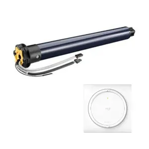 Solar-powered radio-controlled roller shutter with free mosquito net - Profalux, Engine: SOMFY OOSOO IO solar radio + Amy IO wall remote control