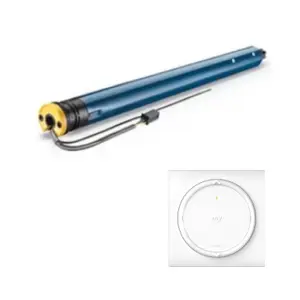 Solar-powered radio-controlled roller shutter with free mosquito net - Profalux, Engine: Somfy SOLAR IO solar radio + Amy IO wall remote control