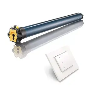 Solar-powered radio-controlled roller shutter with free mosquito net - Profalux, Engine: Wired Somfy motor with inverter