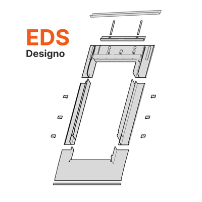 Raccord EDS pour ardoises à couloirs latéraux continus avec ou sans bloc isolant-1