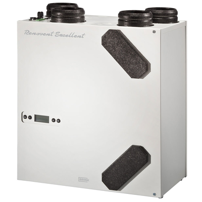 VMC duplo fluxo RENOVENT EXCELLENT 180 - Brink Climate Systems, Flair: 180 4/0, Vers&atilde;o: Esquerdo