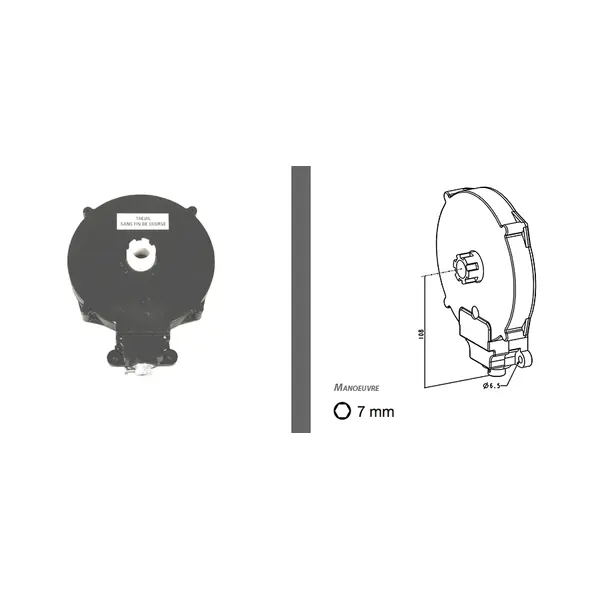 Conische koppellier onder behuizing TRADI v5 - Bubendorff, 2 image