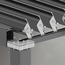 détail lame et coin de pergola