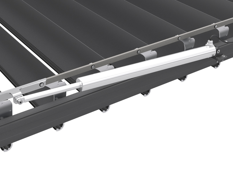 Détails moteur pour kit lame orientable pergola bioclimatique