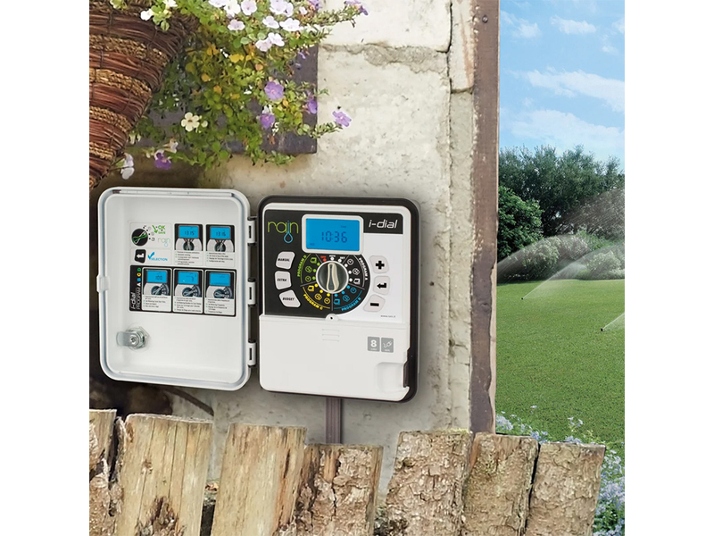 Programmateur Rain I-DIAL 24V - 4, 6 ou 8 voies - Pour extérieur