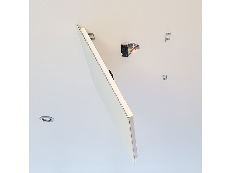 810W glass infrared panel for hanging or hanging from the ceiling - VITRAMO, Vitramo heating power: 810 W, 3 image
