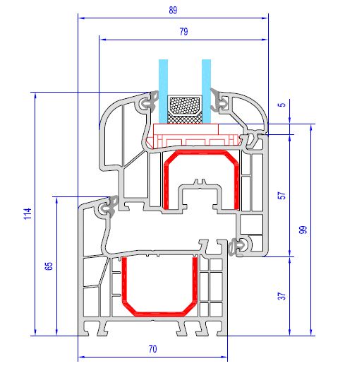 Fenetre PVC IDEAL 4000 Aluplast