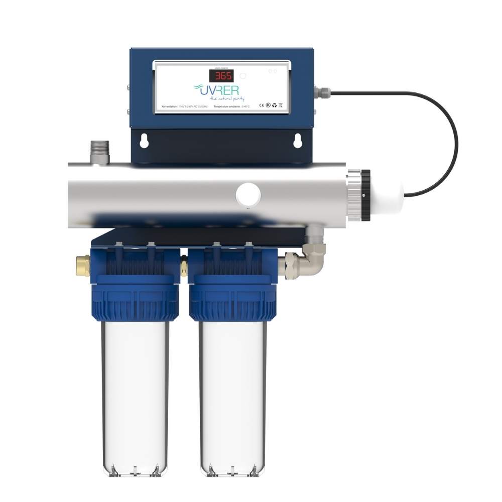 Module UV treatment station with 2 integrated filter holders - RER UV