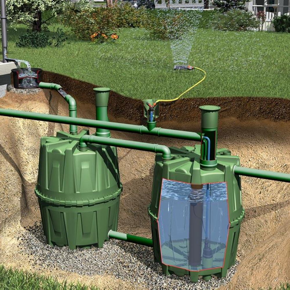 Kit Complet HERCULE 1600L Pour Arroser Votre Jardin Avec De L eau De Pluie Kit Complet HERCULE 1600L Pour Arroser Votre Jardin Avec De L eau De Pluie