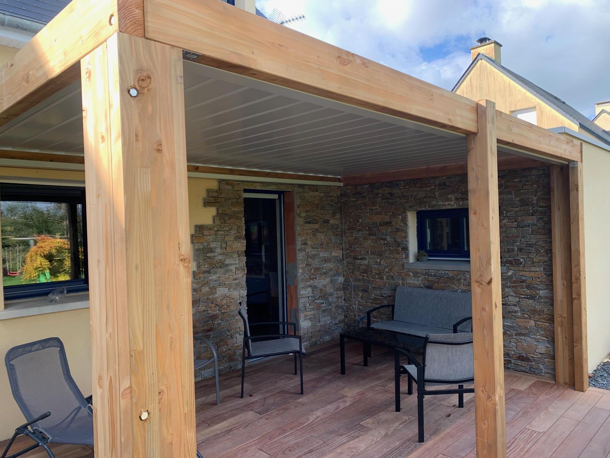 Kit lame orientable Pergola sur-mesure