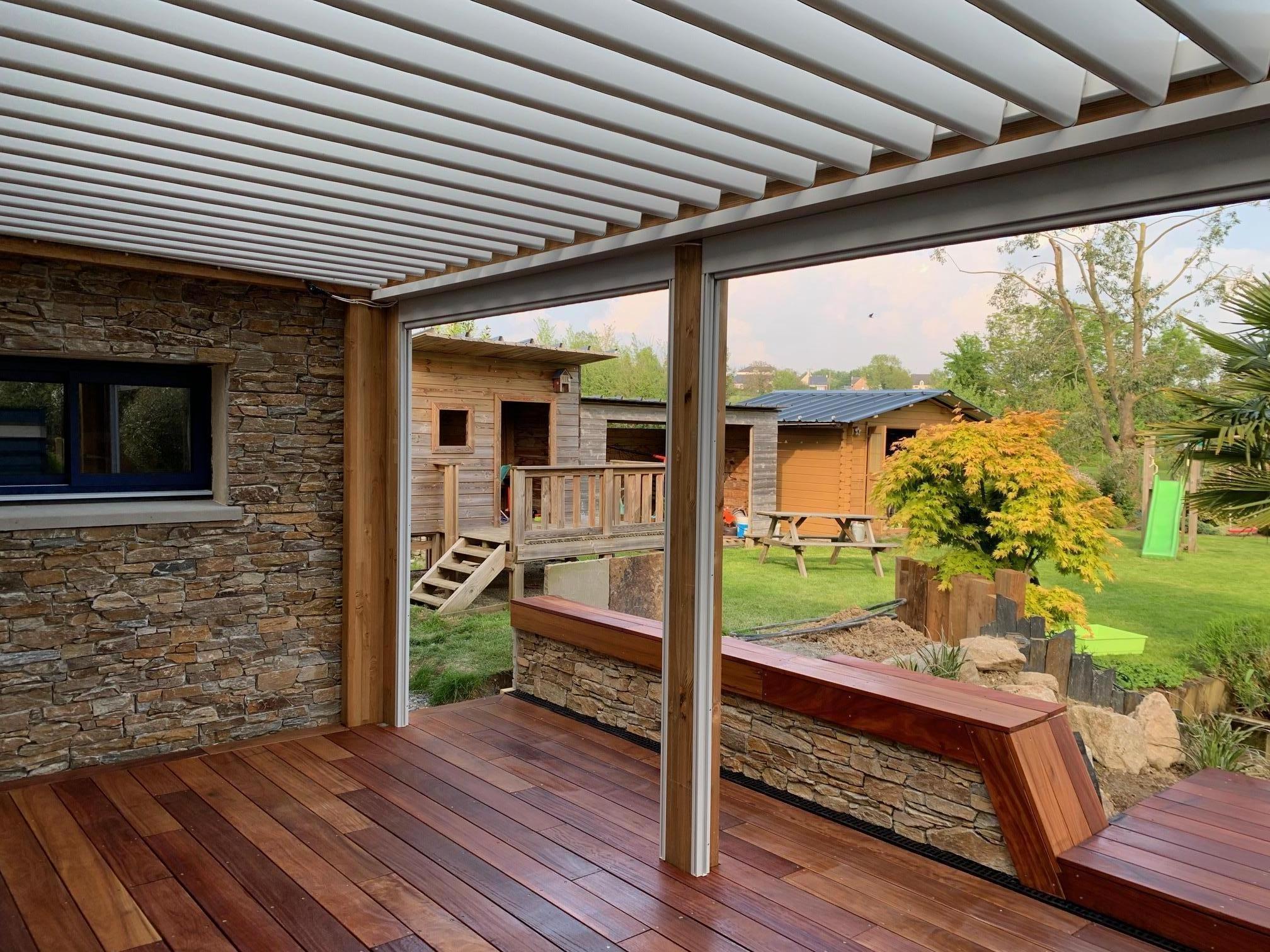 Kit lame orientable Pergola sur-mesure