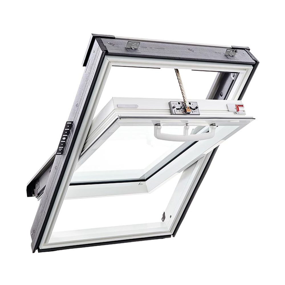 Roto Q4 motorized PVC roof window