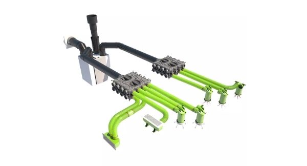 Réseau de VMC double flux