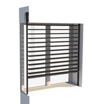 brise soleil avec lame de 90mm brise soleil avec lame de 90mm