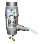 Coupe collecteur filtrant sur gouttière regendieb pro Coupe collecteur filtrant sur gouttière regendieb pro