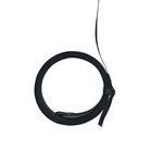 4m de ruban de BSO cousu - 8mm - Noir