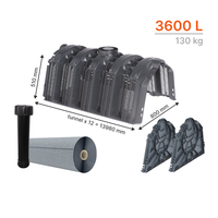 Kit tunnel d'infiltration de 3600L - Passage véhicules - GRAF