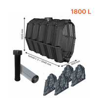 Kit tunnel d'infiltration Twin de 1800L - Passage véhicules - GRAF