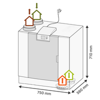 Ventilation double flux BRINK FLAIR 325 - BRINK Climate Systems