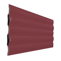 Lame ALU DP368 sans ajourage rouge pourpre - Bubendorff