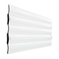 Lame ALU DP368 sans ajourage blanc exterieur Bubendorff