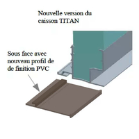 nouveaux profils de finition Titan Bubendorff Brun sepia