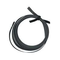 4m de ruban de BSO cousu - 6mm - Gris