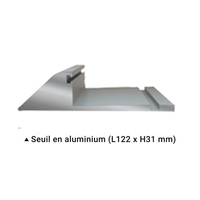 Seuil aluminium H31 mm