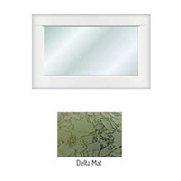 Rectangle avec verre Delta Mat