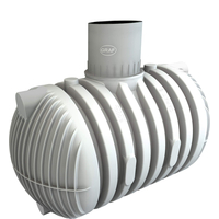Cuve de stockage d'eau potable CARAT XL à enterrer de 10 000 L, : Carat eau de pluie 10000 L
