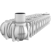 Cuve de stockage d'eau potable EXTRA PLATE à enterrer PLATINE XL de 15 000L, : Platine eau de pluie 15000 L