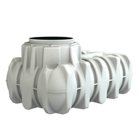 Cuve de stockage d'eau potable EXTRA PLATE à enterrer PLATINE de 3000L, : Platine eau de pluie 3000 L