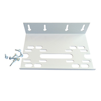 Porte filtre double 3 pièces 9" - E/S en 3/4", Équerre de fixation: Équerre de fixation double