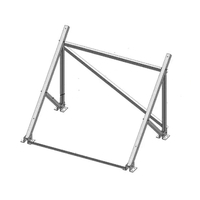 1 Châssis toiture terrasse pour 1 capteur H272 à 45° (Ref 314605)