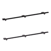1 Kit fixation 2 rails bruts horizontaux pour 2 capteurs V232 ou V272 (Rails + visserie) (Ref 320070)