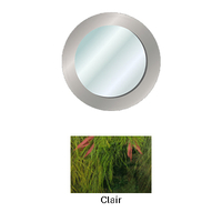Rond Alunox avec verre Clair
