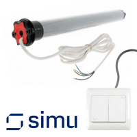 NOVEO renovatie rolluik, : Simu T5S Auto bedrade motor met frequentieomvormer [FSO+INV]
