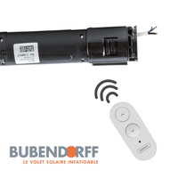 Volet roulant Tradi ID4 avec lame orientable  et moteur radio  - Bubendorff, : Bubendorff radio / filaire 4 fils (fil à droite) [MH]