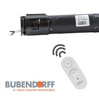Volet roulant Tradi ID4 avec lame orientable  et moteur radio  - Bubendorff, : Bubendorff radio / filaire 4 fils (fil à gauche) [MH]