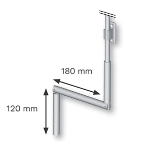 Volet roulant Bubendorff Mono ID+ avec coffre et tablier Alu, : Manoeuvre par treuil Lmax3000 x Hmax2500 - DP368 Volet roulant Bubendorff Mono ID+ avec coffre et tablier Alu, : Manoeuvre par treuil Lmax3000 x Hmax2500 - DP368
