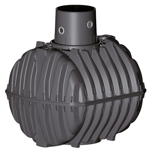 Cuve de rétention d'eau de pluie GRAF 3750L DN110 CARAT avec Pack pompe de relevage, : Carat Rétention 3750 L