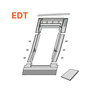 Raccord EDT pour tuiles mécaniques plates
