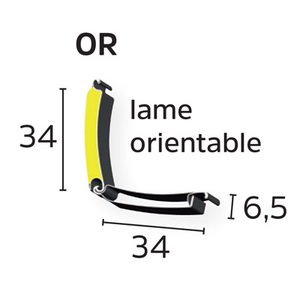 Lame orientable