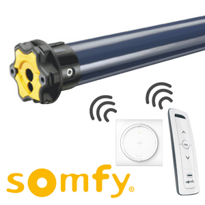NOVEO renovatie rolluik, : Somfy Oximo IO radiomotor met Amy 1 IO en Situo 5 IO pure control [IOE + SP5]