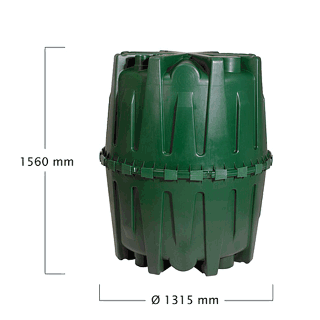 R&eacute;servoir HERCULE 4800L + Kit de jonction dimensions