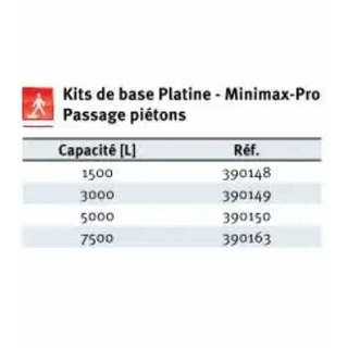 Kit GRAF cuve PLATINE ULTRA-PLATE 3000L capacite