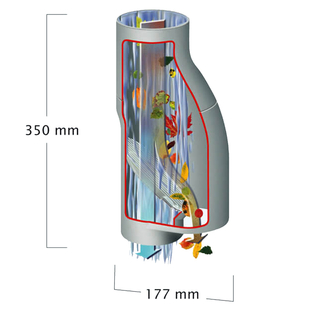 Séparateur feuilles pour descente de chéneau existante 3